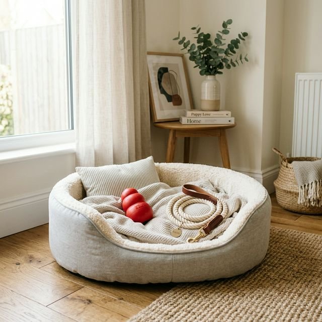 Kit básico de bienvenida para el primer perro en casa.